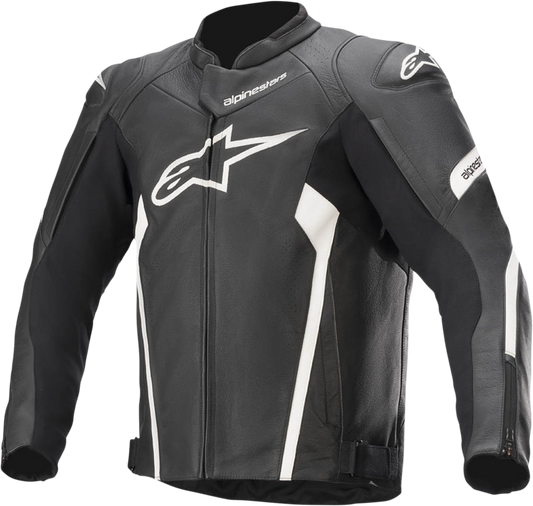 ALPINESTARS Faster v2 Leather Jacket - Black/White - US 50 / EU 60 3103521-12-60