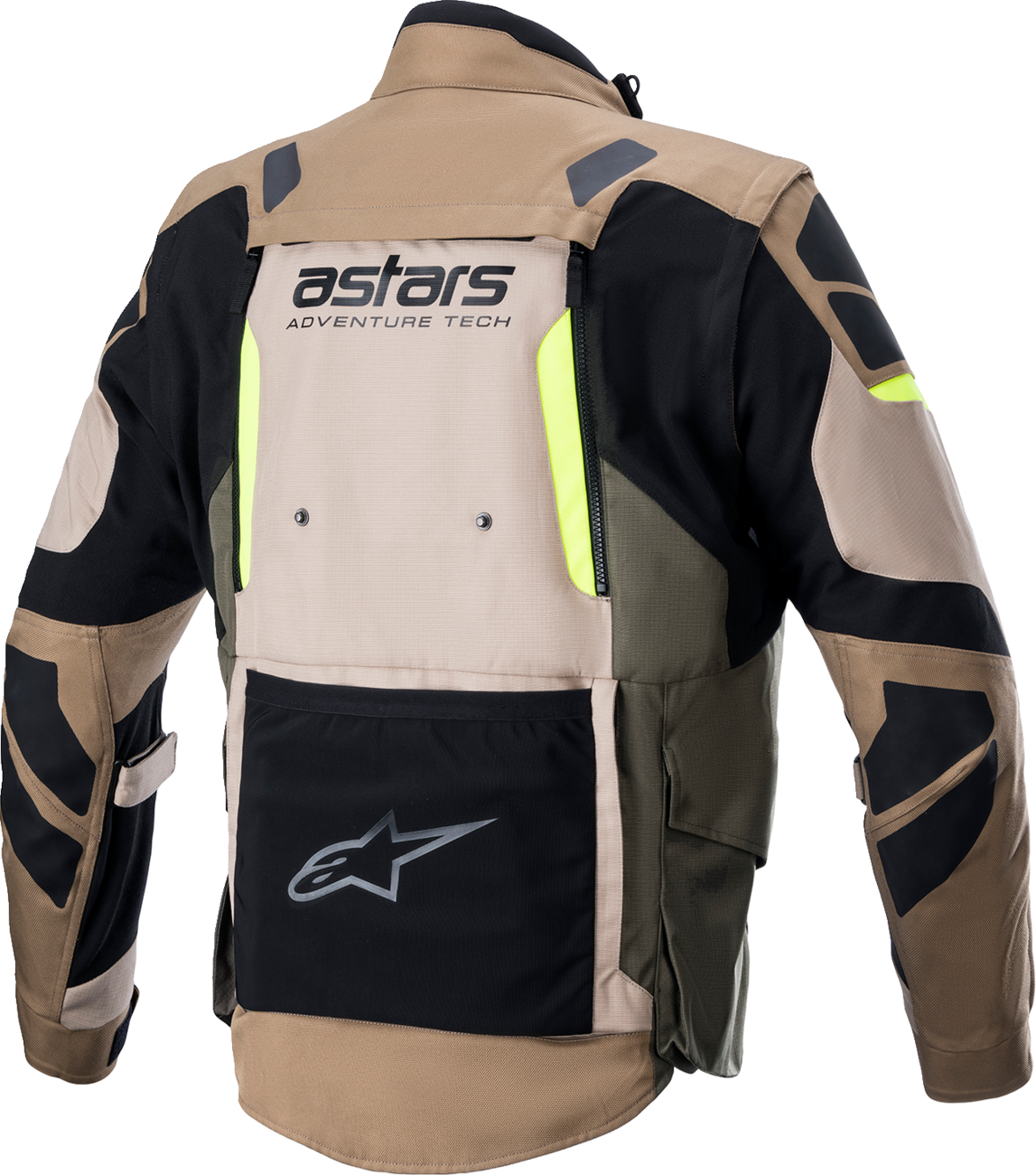 ALPINESTARS Halo Drystar® Jacket - Black/Sand/Yellow - 3XL 3204822-865-3X
