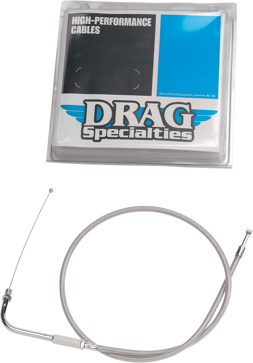 DRAG SPECIALTIES Throttle Cable - 32-1/2" - Braided 5331900B