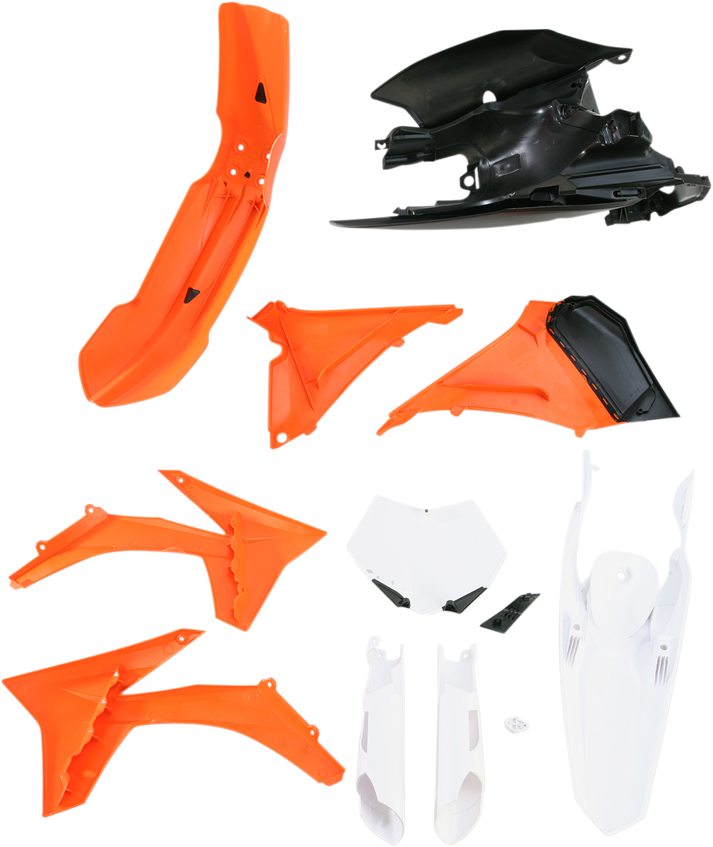 ACERBIS Full Replacement Body Kit KTM 250 OEM '11 Orange/Black/White 2205282882