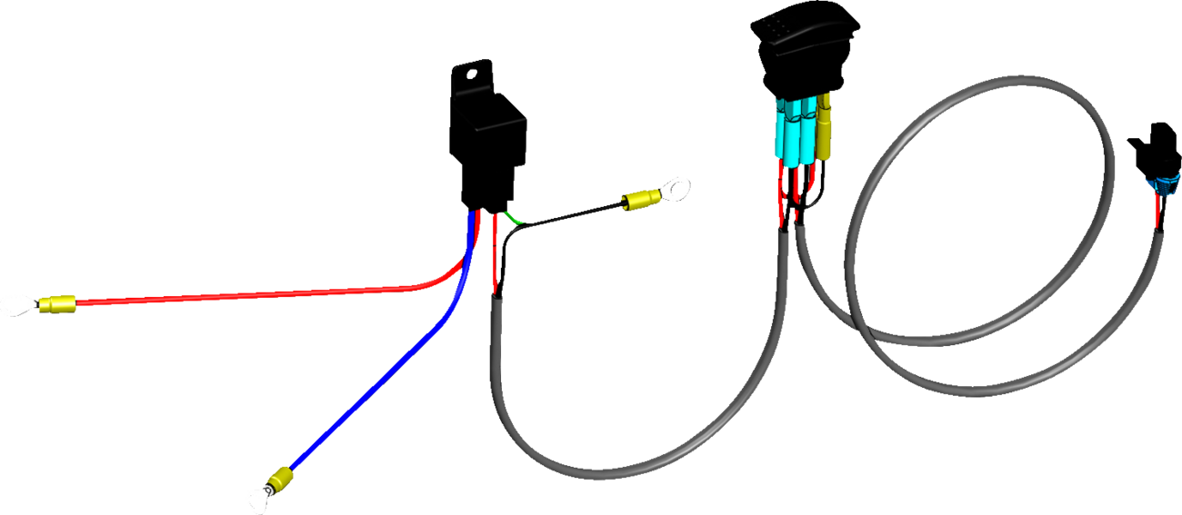 KFI PRODUCTS Wire Harness - Hydraulic Actuator 105940