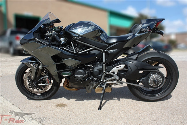 T-rex racing 2015 - 2022 kawasaki ninja h2 h2r no cut frame sliders