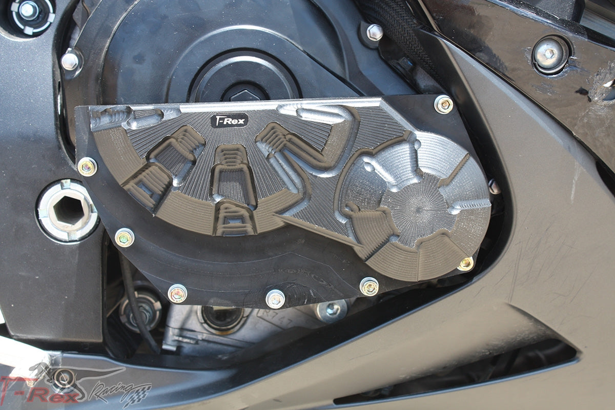 T-rex racing 2011 - 2018 suzuki gsx-r600 / gsx-r750 no cut frame front & rear axle sliders case covers spools