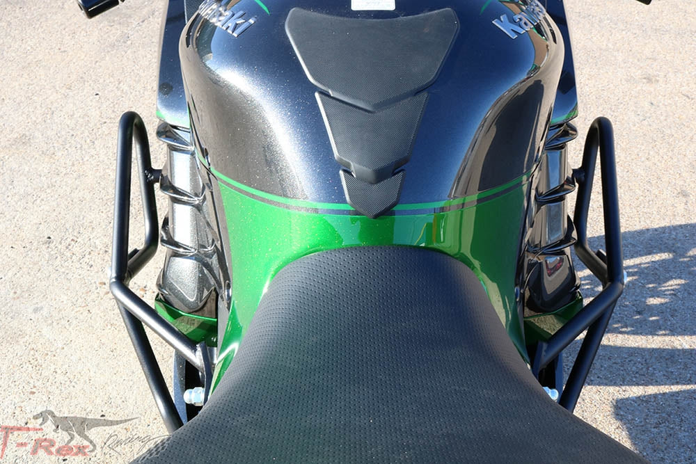 T-rex engine guard crash cages 2006 - 2023 kawasaki ninja zx-14 / zx-14r N60-6EG