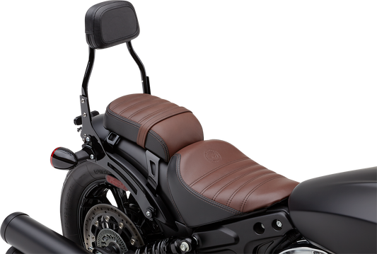 COBRA Detachable Backrest - Mini - Black - Bobber 502-2015B