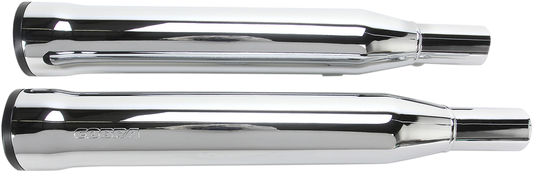 COBRA 3" RPT Mufflers for '07-'13 XL - Chrome 6080