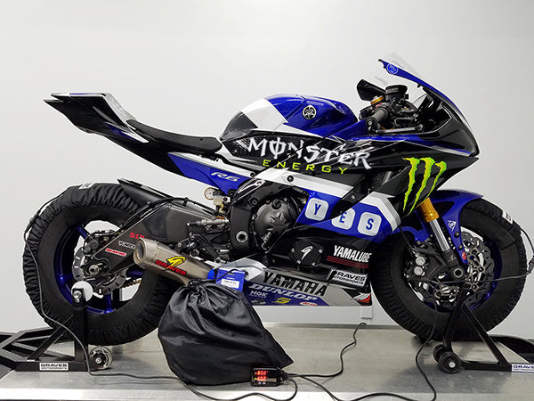 Graves motorsports pro dual temp digital motorcycle racing tire warmer set