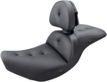 SADDLEMEN Pillow-Top Heated Roadsofa Seat - With Backrest - Indian I14-07-181BRHCT