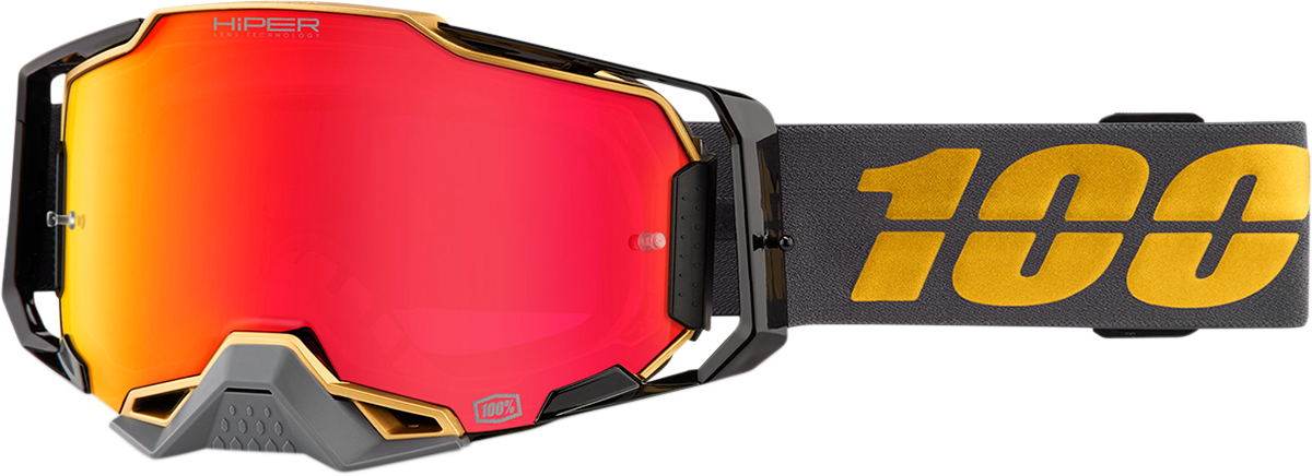 100% Armega Goggles - Falcon 5 - HiPER Red Mirror 50003-00001