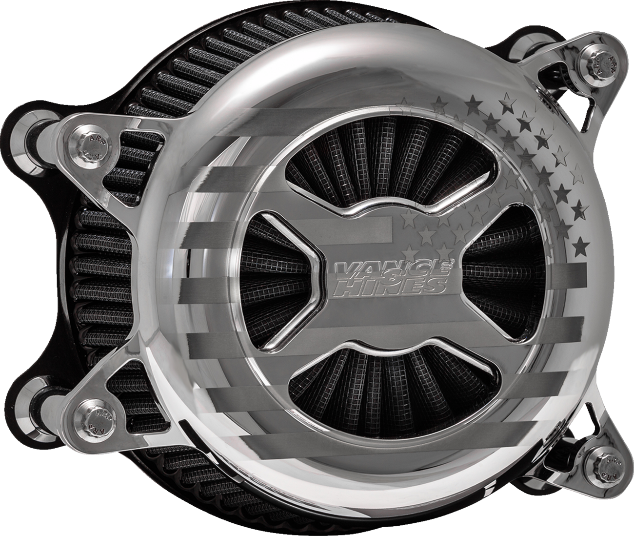 VANCE & HINES VO2 America Air Cleaner - Chrome 72341FG