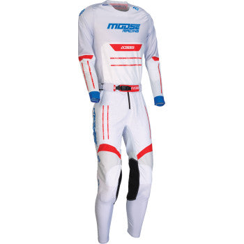 MOOSE OFFROAD Alpha One Jersey - Red/White/Blue - Medium 2910-8326