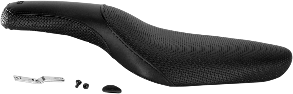 SADDLEMEN Profiler Basket-weave Seat - Black - XL '82-'03 879-03-147