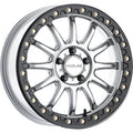 RACELINE WHEELS Wheel - Alpha - Front/Rear - Hyper Silver/with Black Ring - 15x10 - 4/137 - +10 mm A14SB-51037+10