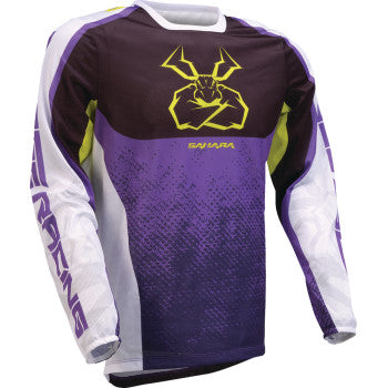 MOOSE OFFROAD Sahara Jersey - Purple/Hi-Viz - Small 2910-8346