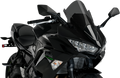 PUIG HI-TECH PARTS Race Windscreen - Dark Smoke - Kawasaki 3881F