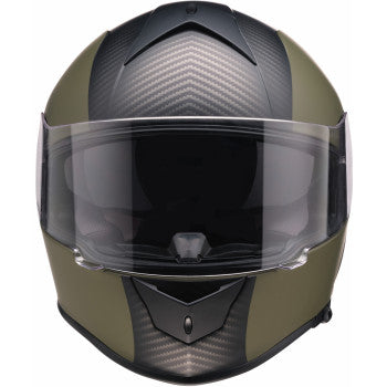 Z1R Warrant Helmet - Carbon - Green - XS 0101-17432