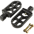 JOKER MACHINE Serrated Footpegs - Black - Long 08-56-8B