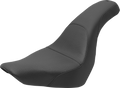 SADDLEMEN Profiler Basket-weave Seat - Black - Softail 818-29-147