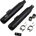 S&S CYCLE Grand National Slip-On Mufflers - Black 550-0754B