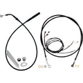FAT BAGGERS INC. EZ Install Kit - 10" Handlebars - Upper Clutch - Full Length - Black 219010-B