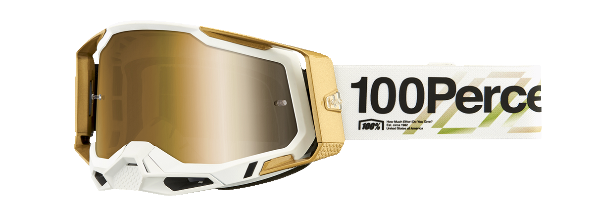 100% Racecraft 2 Goggles - Succession - True Gold Mirror 50010-00026