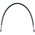 MAGNUM SHIELDING Universal XR Brake Line - 28" - Black w/ Chrome Fittings SBC0500-28
