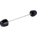 PUIG HI-TECH PARTS Axle Sliders - Front - Black - Pair - Kawasaki 21838N