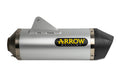 72623AK  Arrow Husqvarna 701 Enduro Supermoto 17-24 Homologated Aluminium Race Tech Silencer With Carbon End Cap For Arrow Link Pipe 72623ak