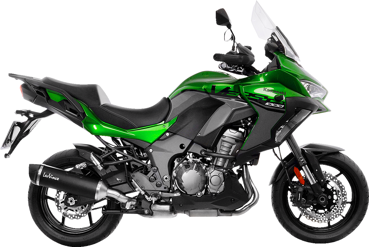 LEOVINCE Nero Slip-On Muffler - Black for KAWASAKI VERSYS 1000 14057