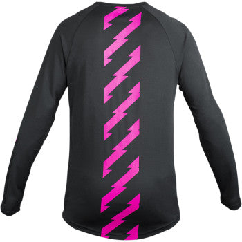 MUC-OFF USA Riders Long-Sleeve Jersey - Gray - XS 20059