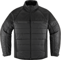 ICON Ghost Puffer Jacket - Black/Charcoal - 3XL 2820-6195