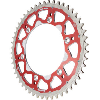 MOTO-MASTER Fusion Series Dual Ring Rear Sprocket - 49 Tooth - Red 620123349