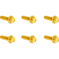 ARLEN NESS Bolt Kit - Transmission Top Cover - 12-Point - Titanium - Gold 300-949