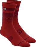 100% Advocate Socks - Cherry/Brick - Small/Medium 24017-419-17