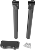 DRAG SPECIALTIES Risers - 12" - Buffalo - Top - Black 0602-0599