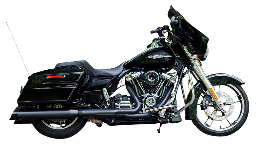 S&S CYCLE 4-1/2" Black MK45 Cutlass Performance Mufflers Glide  2017-2022	 550-1010