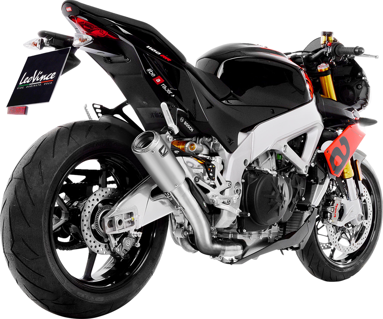 LEOVINCE LV Corsa Muffler - Titanium Aprilia RSV4 /Tuono V4 1100 RR 2021-2024 15401T