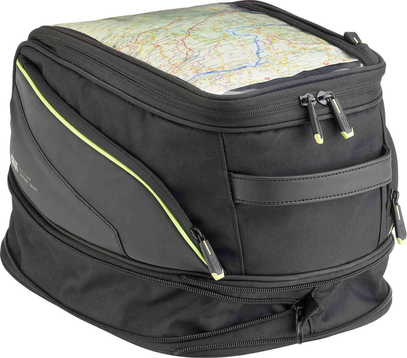 GIVI Tank Bag - 26 Liter - Black/Yellow Piping EA131
