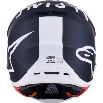 ALPINESTARS SM7 Helmet - Dasher - Matte Black/White - 2XL 8302226-1121-XXL