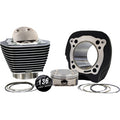 S&S CYCLE 132" High Compression | 136" Big Bore Kit - 4.320" Bore - Black Granite w/Highlighted Fins - M8 910-0911A