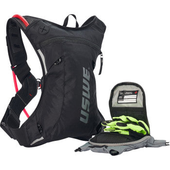 USWE Moto Hydration Pack - 3L - Carbon Black/Gray 2033401