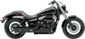 COBRA Streetrod Slashdown Exhaust - Black VT750  Shadow   1911B