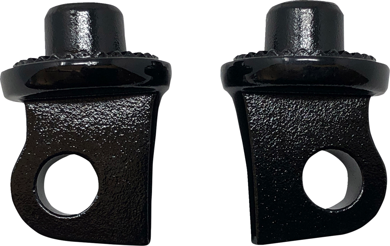 KODLIN MOTORCYCLE Splined Peg Adapter - Male - Black K73252