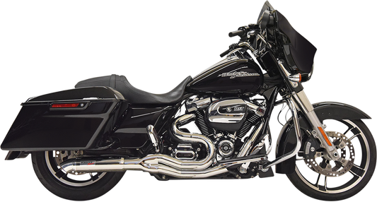 BASSANI XHAUST 2:1 Exhaust - Chrome  Glide /Road King   2017-2024  1F88C