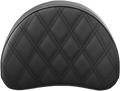 SADDLEMEN Sissy Bar Pad - Lattice Stitched - Black 51343