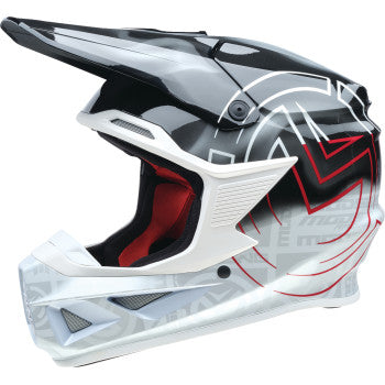 MOOSE RACING F.I. 2.0 Helmet - Deceit - MIPS® - Black/White/Red - Medium 0110-7991