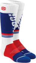 100% Youth Torque Socks - White - Large/XL 24107-000-18