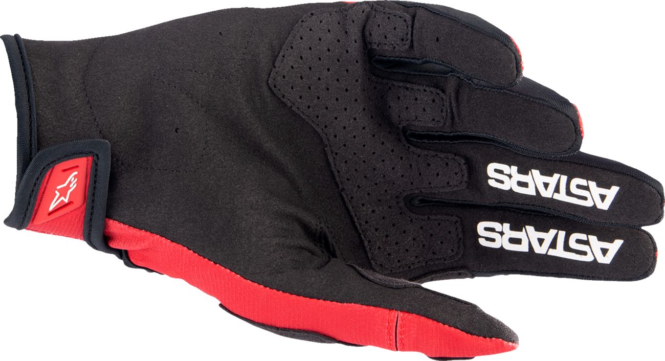 ALPINESTARS Techstar Gloves - Warm Red/Black - Small 3561023-3110-S