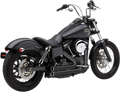 COBRA 909 Exhaust - Black - '12-'17 Dyna 6708B