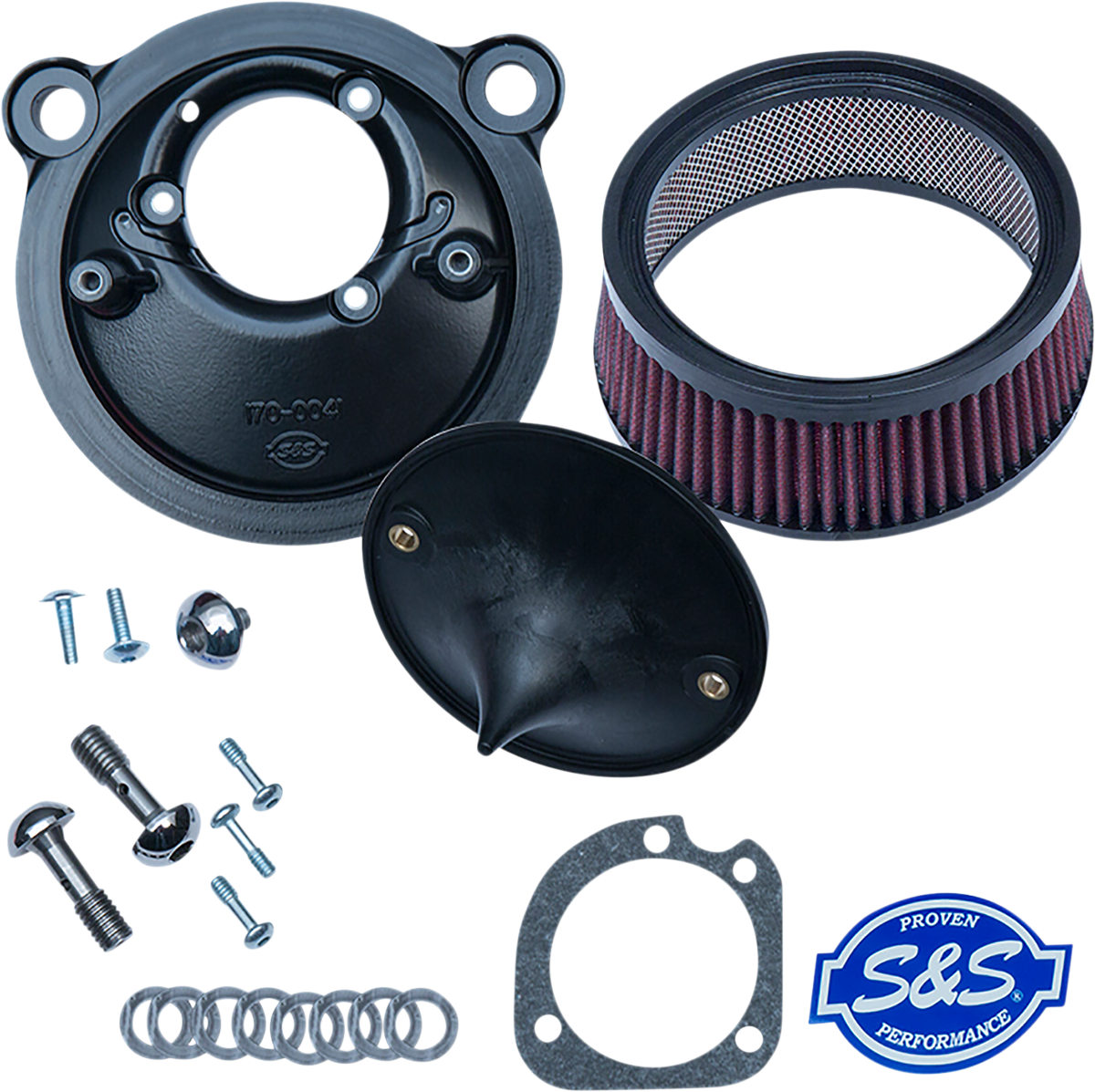 S&S CYCLE Stealth Air Cleaner - XL 170-0302E